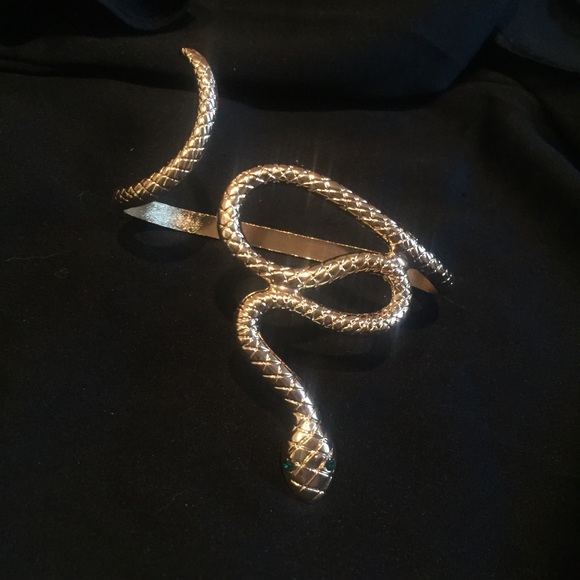 🐍 Awesome single serpent Snake hand cuff body jewelry glove 🐍 - Picture 8 of 8